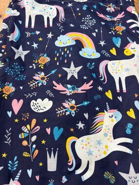PB&J Lush Decor Unicorn Heart Shower Curtain